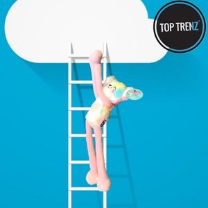 Top Trenz Hang + Stretch Tie-Dye Buddy Plush